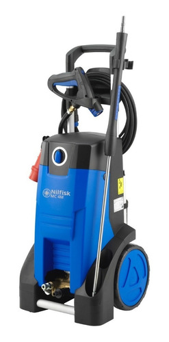 Hidrolavadora Industrial Bifasica 4hp 220v 2400psi Con Paro Automatico Nilfisk Alto Color Azul