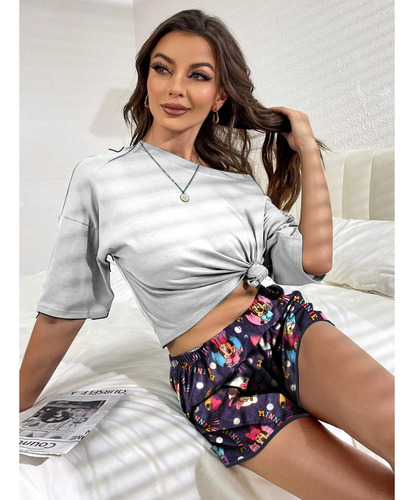 Short Ultra Cómodo Y Fresco Ropa De Casa