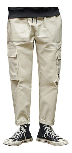 Pantalon Lnmuld Para Mujer Trabajo Cordon Casual Hombre Hip