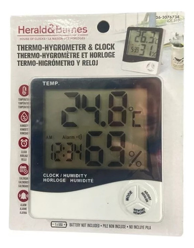 Termohigrometro Temperatura Y Humedad Termo Higrometro
