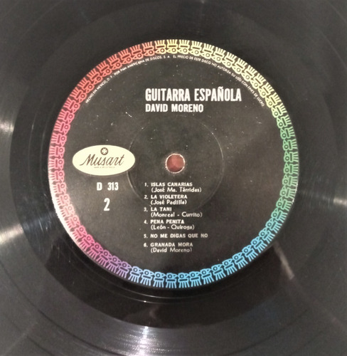 David Moreno Lp Guitarra Española (Usado)