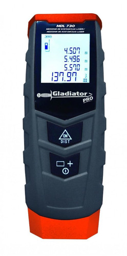 Medidor De Distancias Láser Gladiator 30 Metros Mdl730