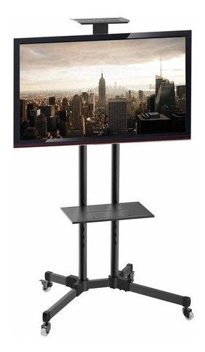 Soporte Tv Base Pedestal Rueda Televisores Movil De 32 A 65p