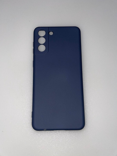Case Capinha Case Ccs Aveludada Para Samsung Galaxy Cor Azul-marinho Galaxy S21 Plus