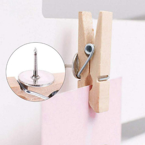 Mini Pinzas De Madera Para Ropa 2 Piezas