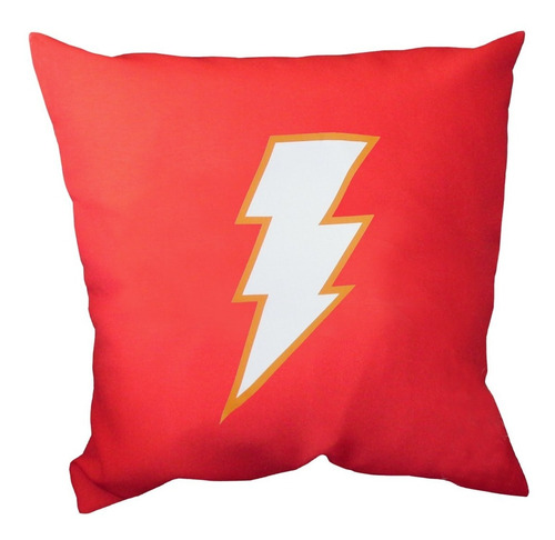 Almohadones Superman Black Adam Shazam Estampa Vinilo 40x40