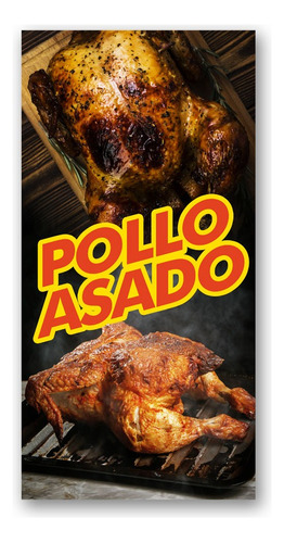 Pendón Publicitario Pollo Asado