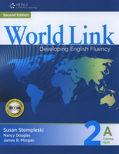 World Link 2nd Edition Book 2: Combo Split A, de Stempleski, Susan. Editorial Cengage Learning Edições Ltda., capa mole em inglês, 2010