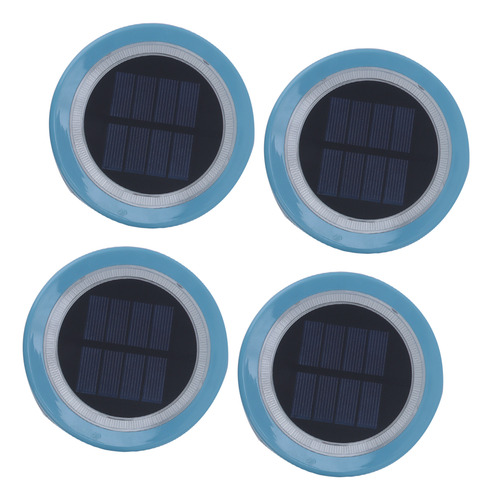 Piscina Solar Flotante En Forma De S Led, 4 Unidades, De Col