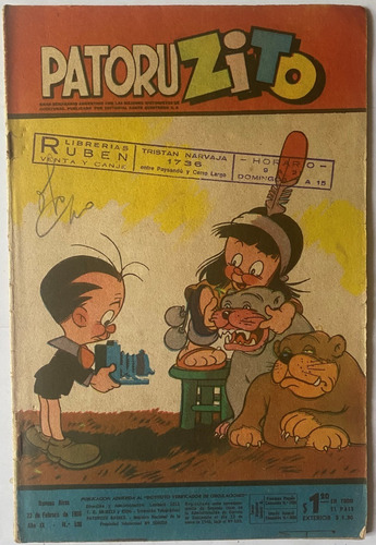 Patoruzito, Nº 536 Semanario De Historietas 1956 Cr02