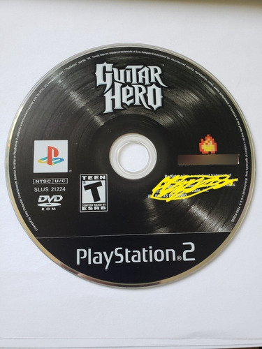 Guitar Hero  Ps2 Solo Disco 