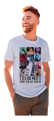 Camiseta Taylor Swift - The Eras Tour Colorido - Preta