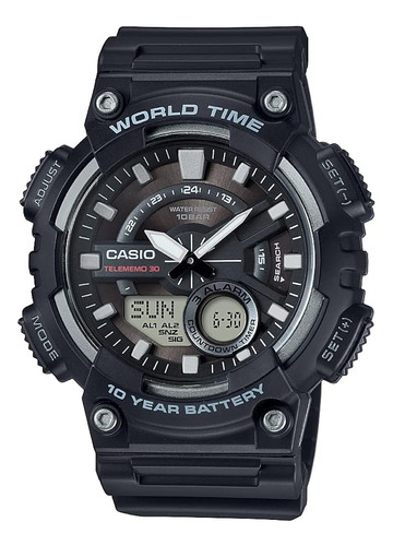 Reloj Para Hombres Casio Aeq110w-1av Analógico Y Digital