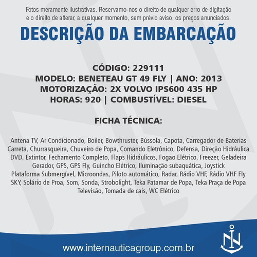 Imagem 2 de 12 de Beneteau Gt 49 Fly Cranchi Phantom Sessa Searay Armada