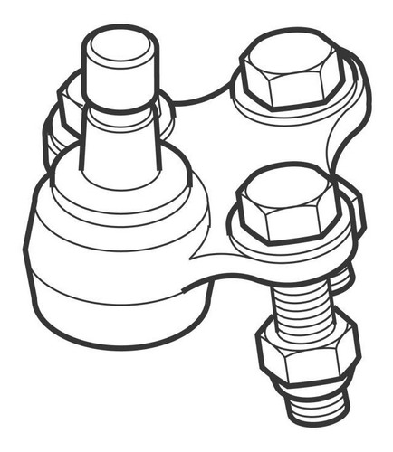 Pivo De Suspensao Dt.ld Para Veiculo Volkswagen Golf G4 Moto