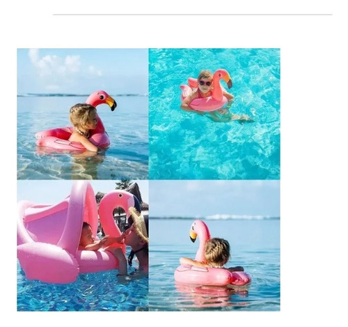 Flotador Inflable De Alberca Para Bebés Con Toldo