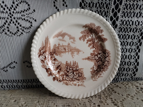 Fino Plato Antiguo Porcelana Johnson Bros Impecable 