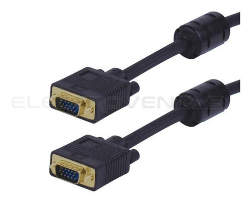 Cable Svga 10m Macho-macho 15 Pines Para Proyector Pc Ev8611