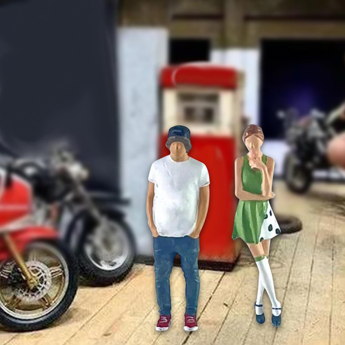 Figuras De Mujer Y Hombre A Escala 1:64, Diseño De Figuras