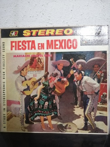 Disco De Vinilo Mariachi Miguel Días Fiesta En México (118)