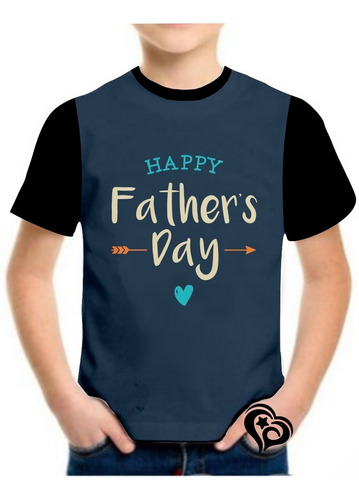 Camiseta Dia Dos Pais Masculina Infantil Blusa Flecha