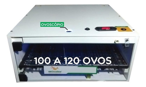 Chocadeira Automática 100 Ovos C/ Ovoscópio - Ecochocadeiras