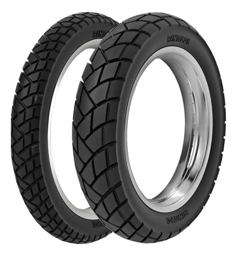 Par Pneu 90/90-21 + 120/90-17 Rinaldi R 34 Nx 350 Sahara C/c