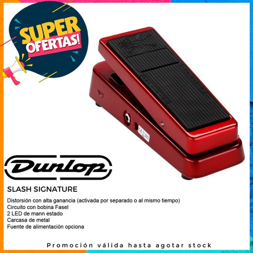 Pedal De Wah Wah Jim Dunlop Crybaby Slash Sw-95 Oferta