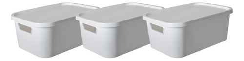 Pack X3 Cajas Canastos Organizadores Bosco Bari Nº 7 Con