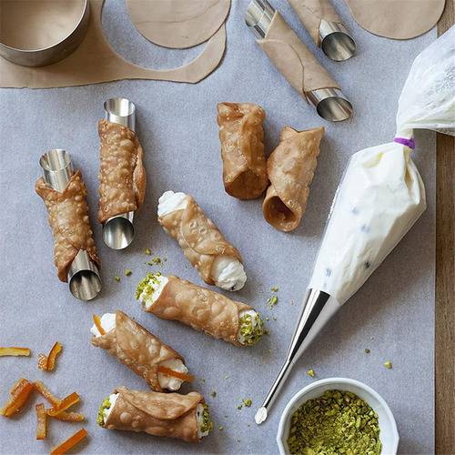 Cannoli Baking Mould Set, Cream Horn Mould Set Cone Baking M