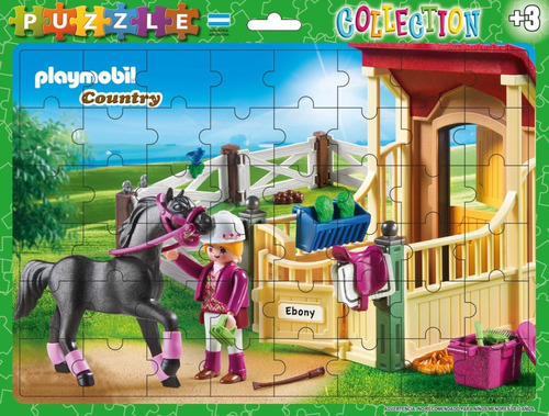 Puzzle Rompecabezas Playmobil Country X48 Piezas