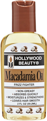 La Belleza De Hollywood Aceite De Macadamia 2 Oz (pack De 6)
