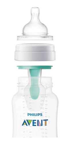 Imagen 2 de 9 de Mamadera Avent Scf813/14 Anticolic Sistema Air Free 260ml