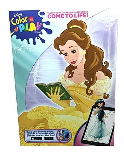 Disney Princess Come To Life! Color Play Book -96p