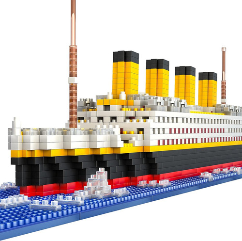 Seasun Titanic Ship Micro - Juego De Bloques De Construcción