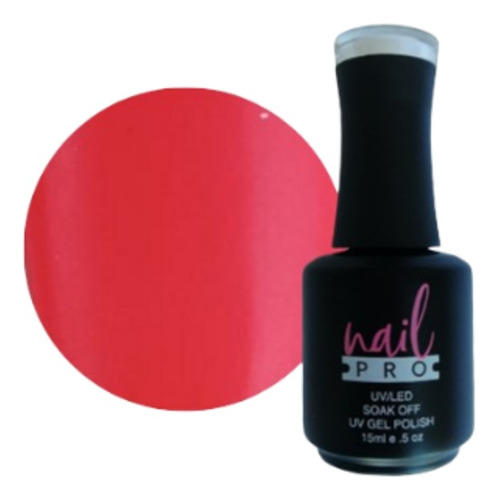 Uv Gel Polish - Coral Fluor #x039 (15ml) - Nail Pro