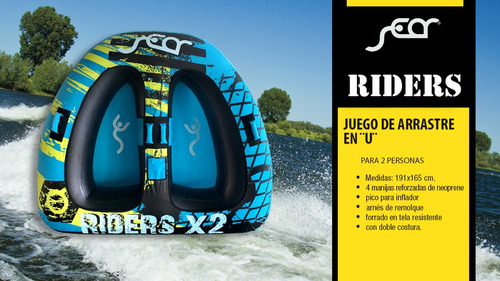 Juego De Arrastre Para Lancha- En U Unico- Riders