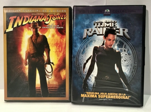 Indiana Jones Reino Calavera De Cristal Tomb Raider 3 Dvd 