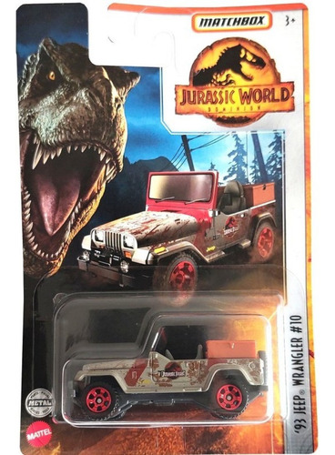 Matchbox - Jurassic World - '93 Jeep Wrangler - 1/64