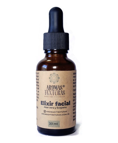 Elixir Facial Aloe Vera Y Licopeno Aromas Y Texturas