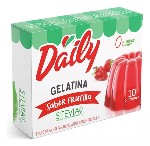 Gelatina sabor fresa sin azúcar Royal pack 4 x 90 g