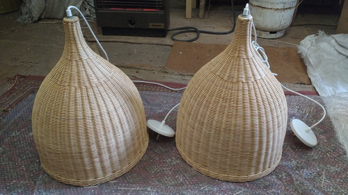 Lamparas  De Rattan ( Fibra De Caña)