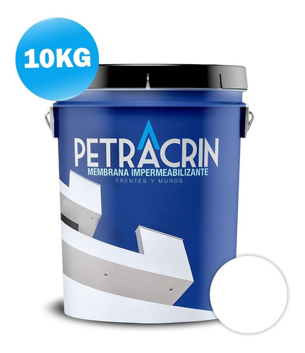 Membrana Liquida Premium 10 Kg Techos Elástica Petracrin Lts