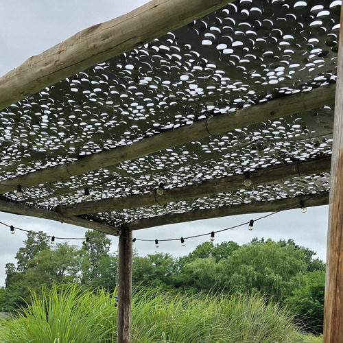 Promo Red De Sombreo Camuflaje 3x2 + 10m Luces C-focos Inc Arena