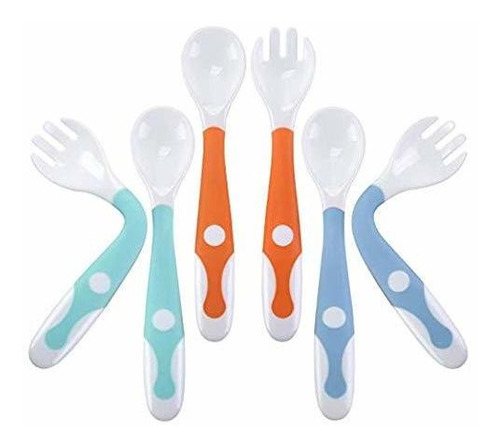 Utensilios Para Bebé Cucharas Tenedores 3 Juegos, Niños De P