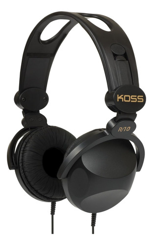 Auriculares Supraaurales Koss R-10 | Negro | Cable 8 Pies |