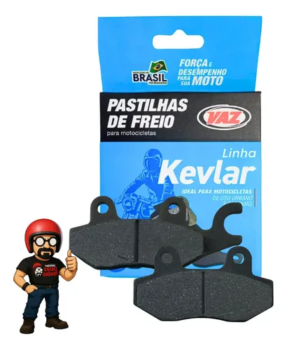 Shin Pastilha Freio Dianteira Shineray New Wave 125 Kevlar 165k
