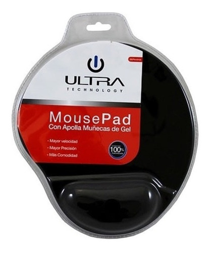 Mouse Pad Gel Apoya Muñeca Ergonomico Base Antideslizante