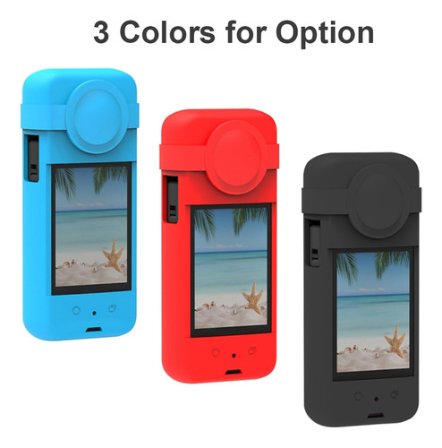 Funda Protectora Compatible Con Lentes X3, Tapa Insta360 A P