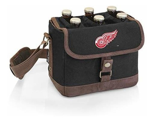 Picnic Time Nhl Detroit Red Wings 6-bottle Insulated Beer Ca